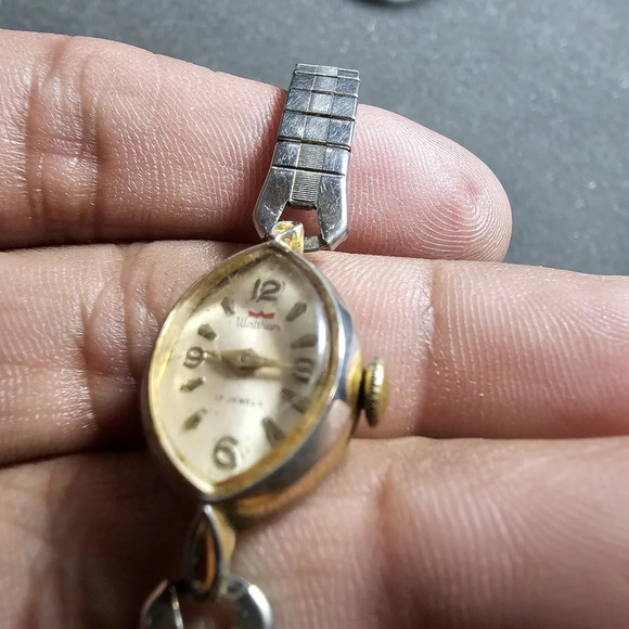 Vintage Waltham 17 Jewels Ladies Swiss Cocktail Watch Mechanical Wind Working sh - Picture 3 of 10